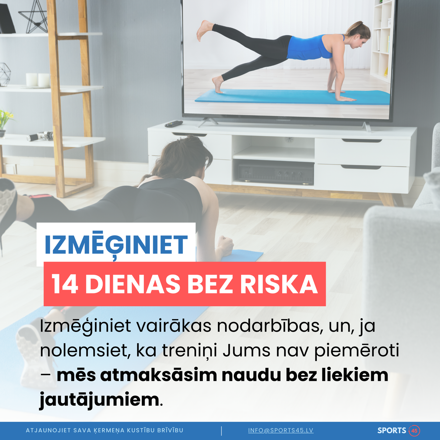 14 dienu fizioterapijas izaicinājums mājās | Vasaras grupa