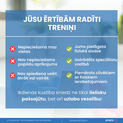 Kustību programma iesācējiem 45+